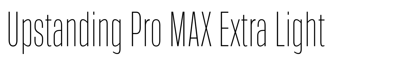 Upstanding Pro MAX Extra Light